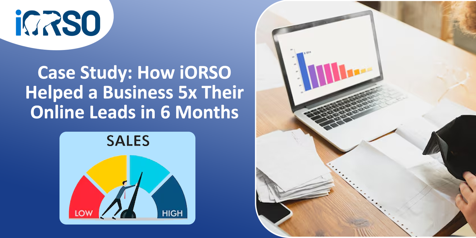 Case study: how iORSO helped a business 5x their online leads in 6 months