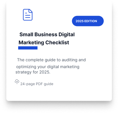 Small Business digital marketing checklist